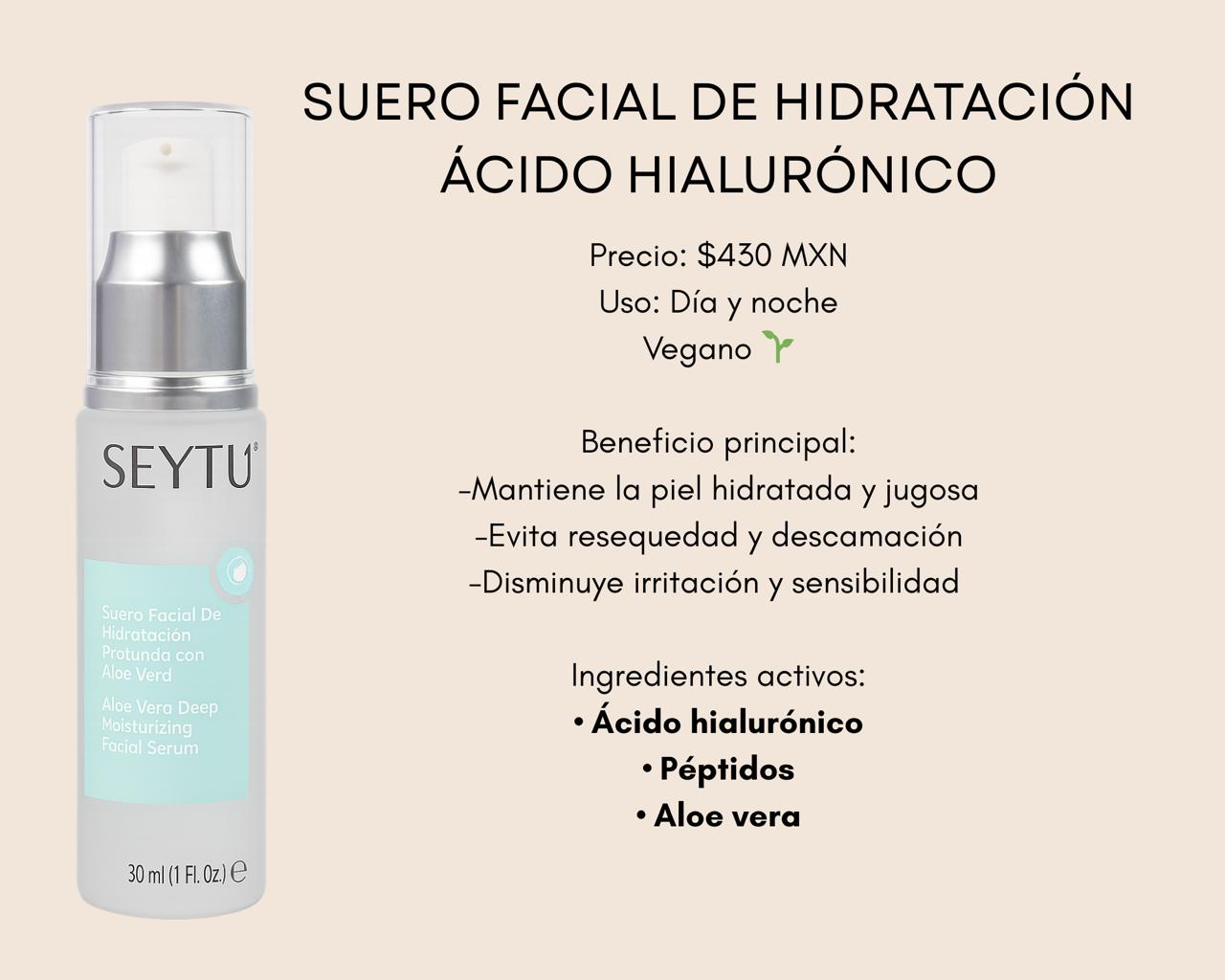 Suero Facial de Hidratación Ácido Hialurónico